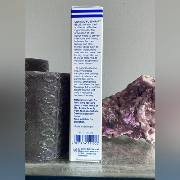 Gehwol: Fusskraft Blue foot cream for Dry Rough Skin
75ml footcream - Picture 3 of 4